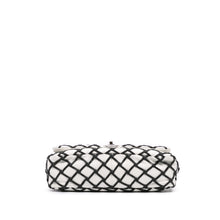 Chanel | Pre-Owned Jumbo Calfskin Canebiers Net Flap | White