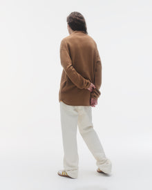 Unisex | Quarter Zip Pullover | Almond