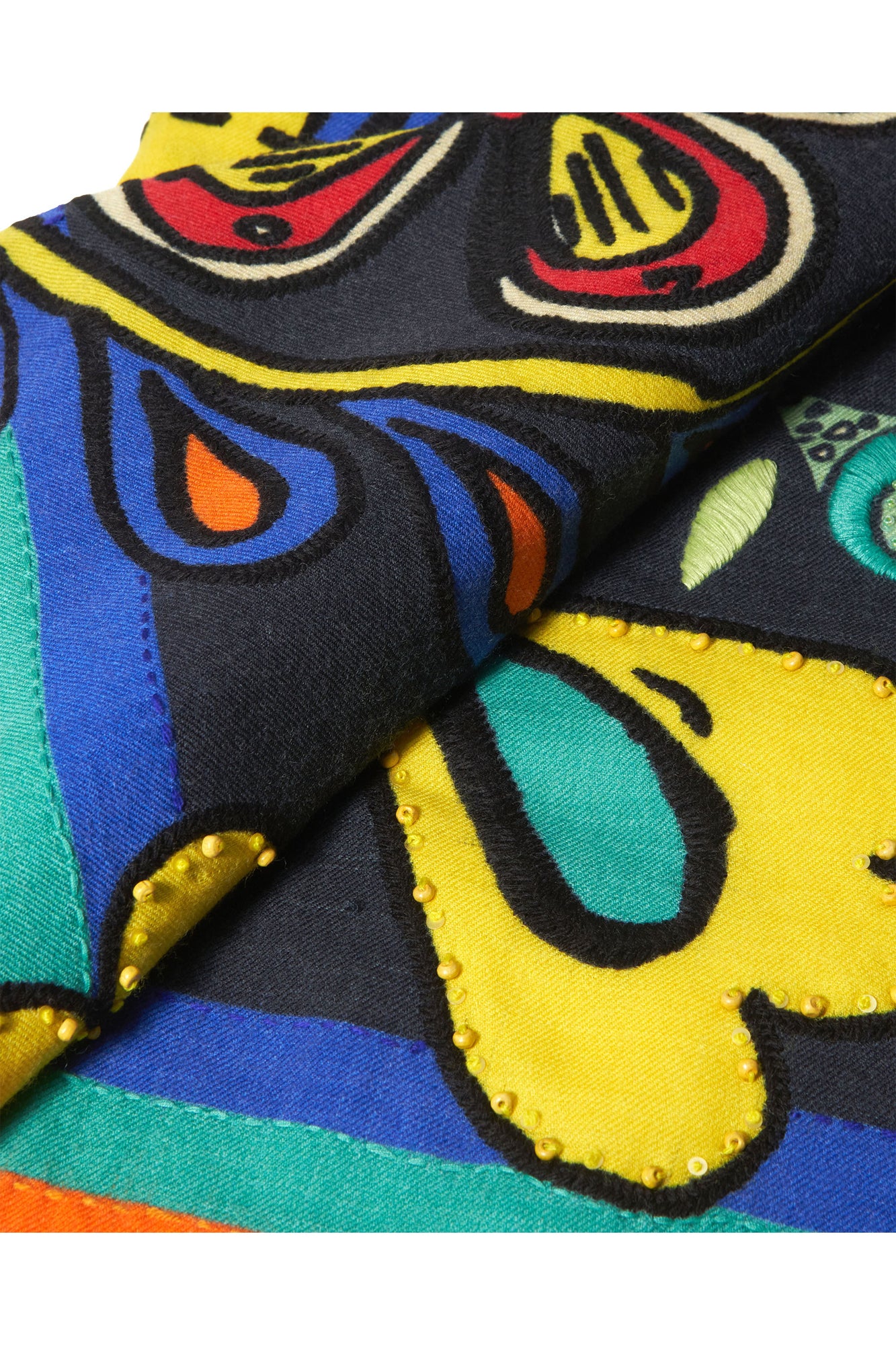 Rianna Nina Printed Scarf 115 x 180 cm | Black Multi