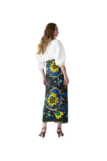 Rianna Nina Printed Scarf 115 x 180 cm | Black Multi