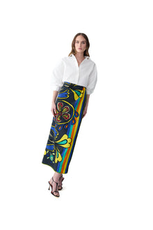 Rianna Nina Printed Scarf 115 x 180 cm | Black Multi