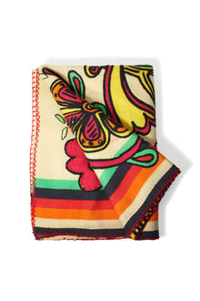 Rianna Nina Printed Scarf 115 x 180 cm | Daffodil/Multi