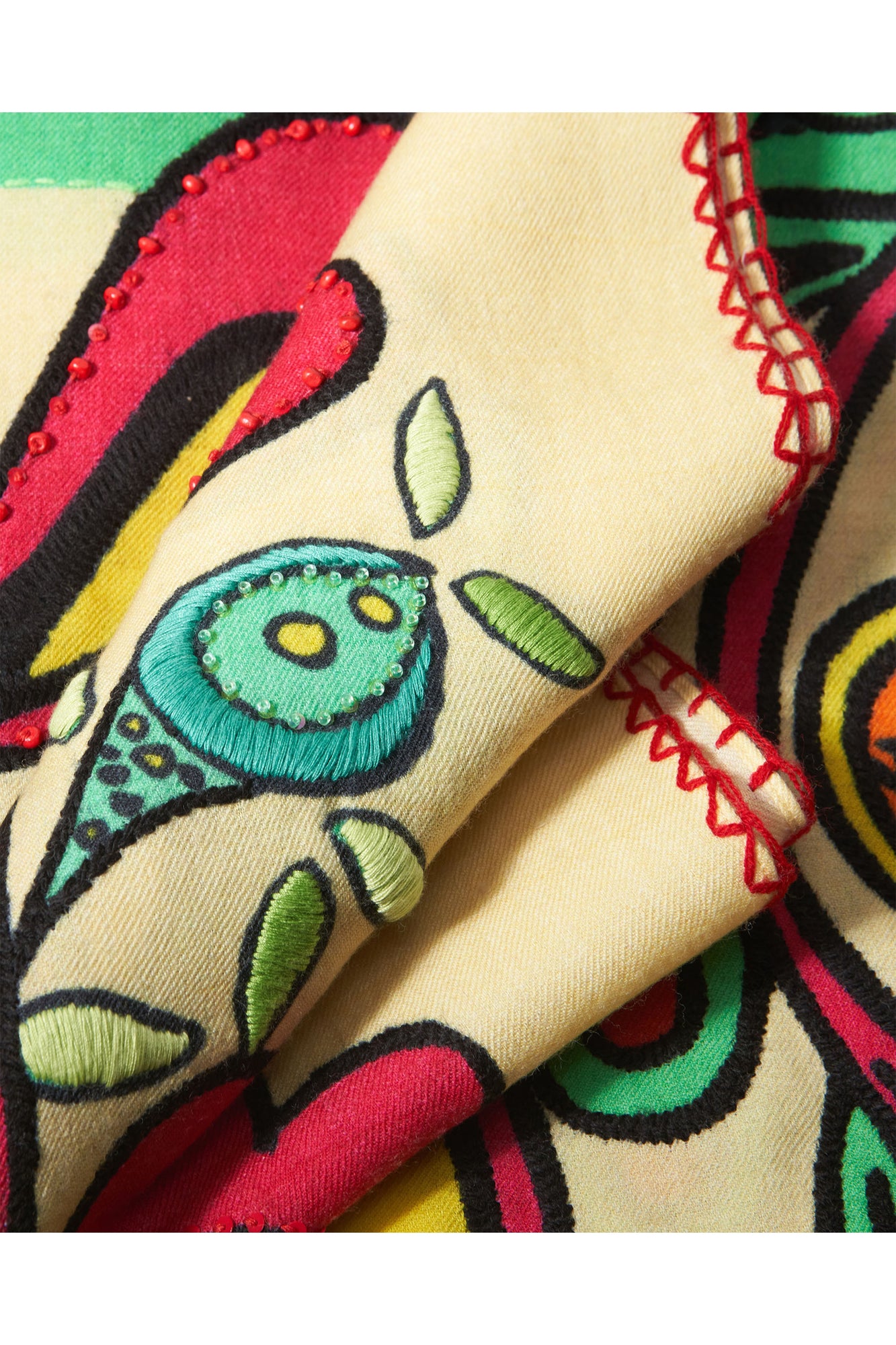 Rianna Nina Printed Scarf 115 x 180 cm | Daffodil/Multi