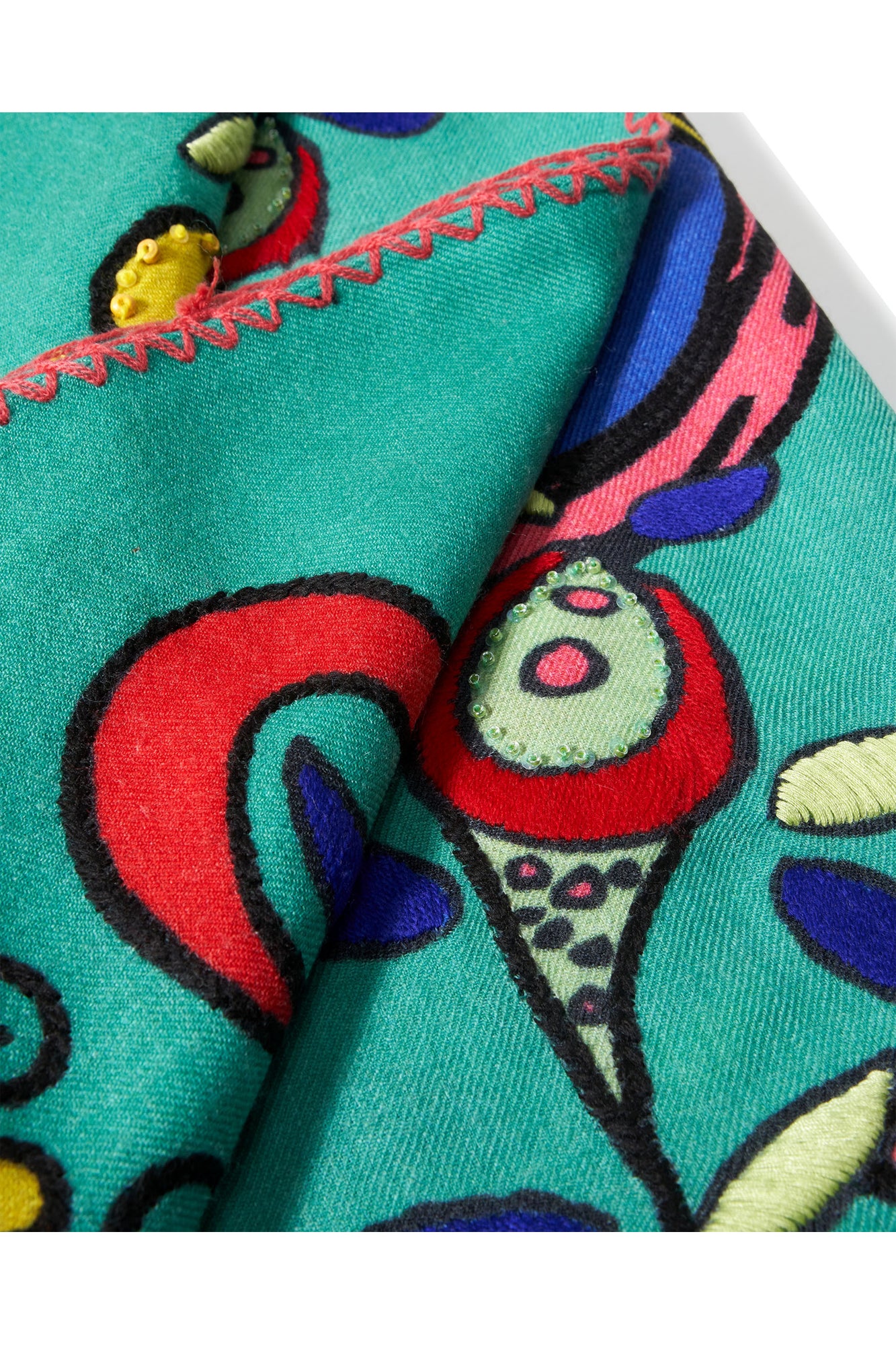 Rianna Nina Printed Scarf 115 x 180 cm | Turquoisemult