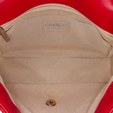 Chanel | Pre-Owned Medium Perforated Lambskin Punch Flap | Red