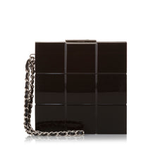 Chanel | Pre-Owned Choco Bar Lucite Perspex Clutch | Black