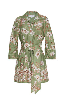Raya Mini Dress | Farfella Sage