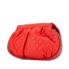 Chanel | Pre-Owned Large Quilted Lambskin Chain Around Flap | Red