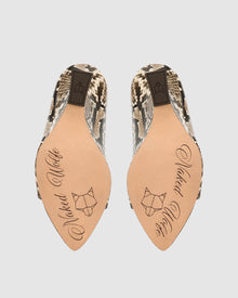 Womens | Reptile Leather Boot | Natural Snake