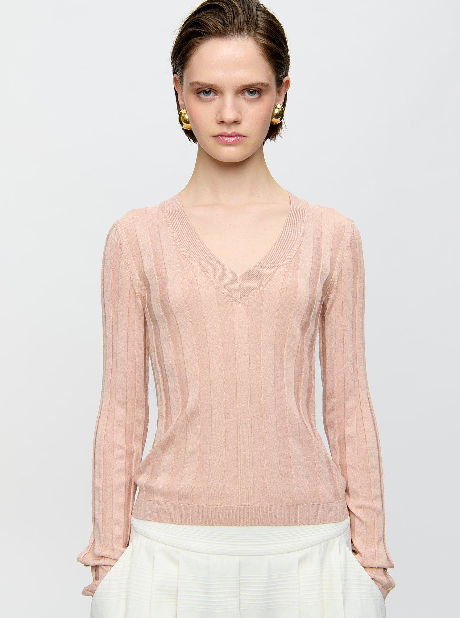 Rione Sweater | Pale Coral