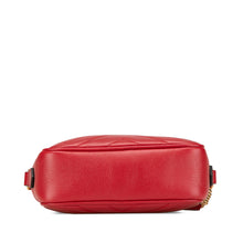 Gucci | Pre-Owned Mini GG Marmont Matelasse Leather Crossbody | Red