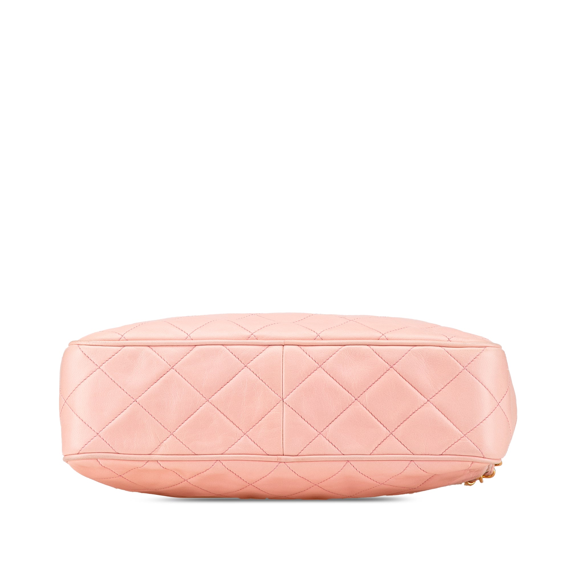 Chanel | Pre-Owned CC Quilted Lambskin Camera Crossbody | Pink/Light Pink