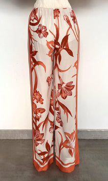Rococo Sand | Ciro Viscose Crepe Heavy (Skw 3202) Elasticated Pyjama Pants | Beige Brown