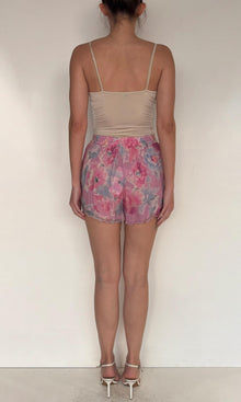 Rococo Sand | Davina Viscose Crinkle Chiffon Shorts | Pink