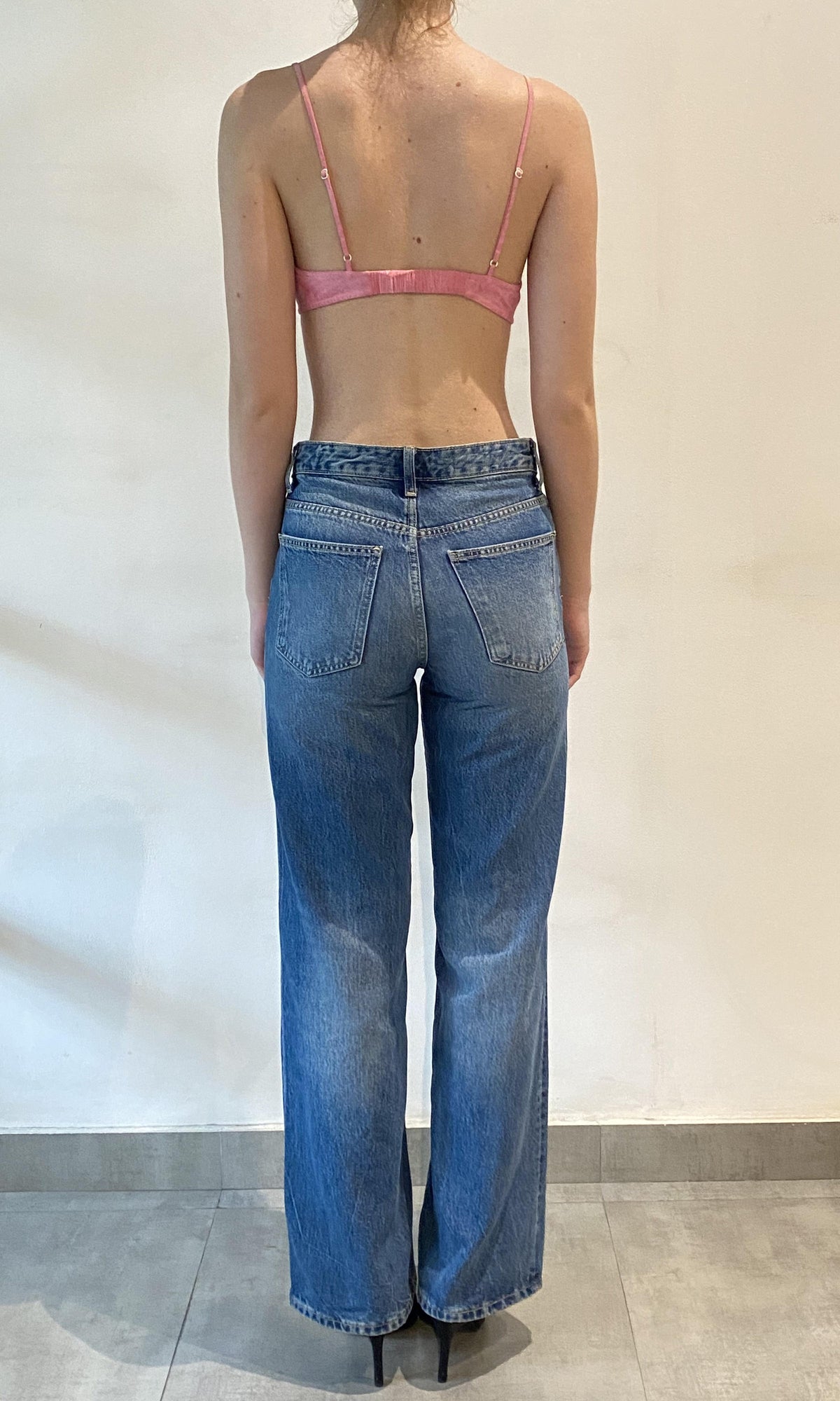 Womens | Inv Viscose Cotton Georgtte Bandeau | Pink