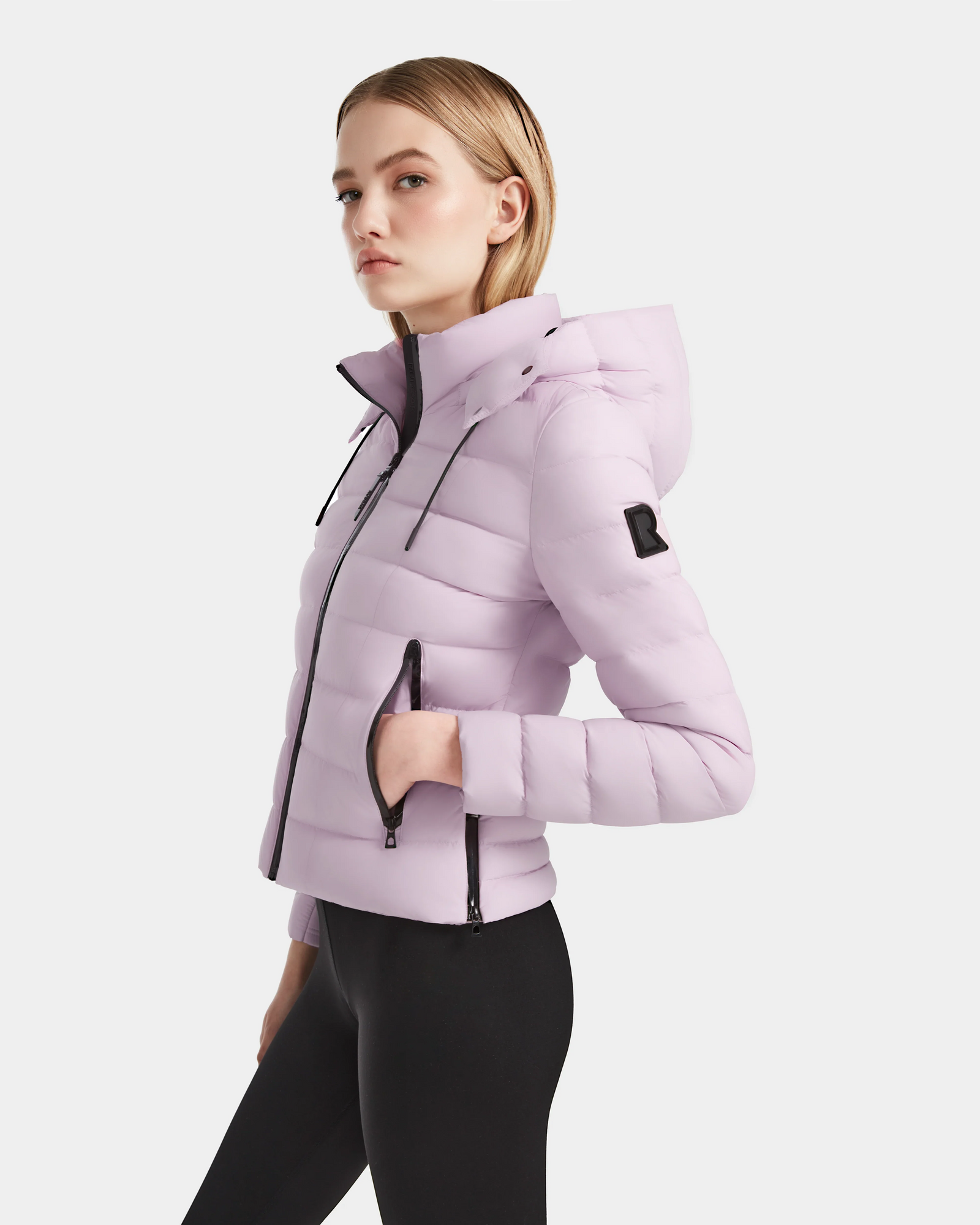 Women | MELISSA Lightweight Down Jacket | Lilac Foam
