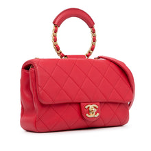 Chanel | Pre-Owned Medium Lambskin In The Loop Flap | Red