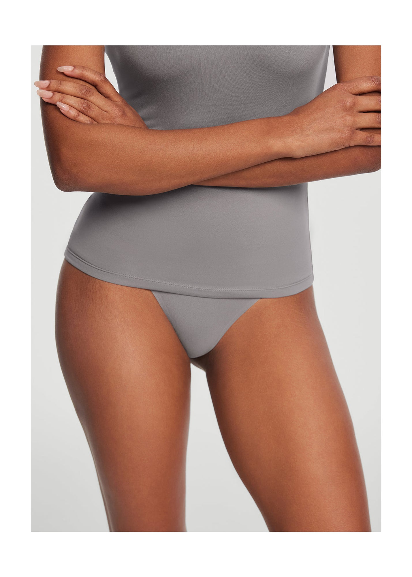 Racerback Tank Top | Cool Gray