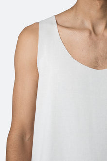 Raw Edge Thermal Tank | Off White