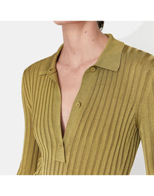 Rhea Long Sleeve Bodysuit | Olive