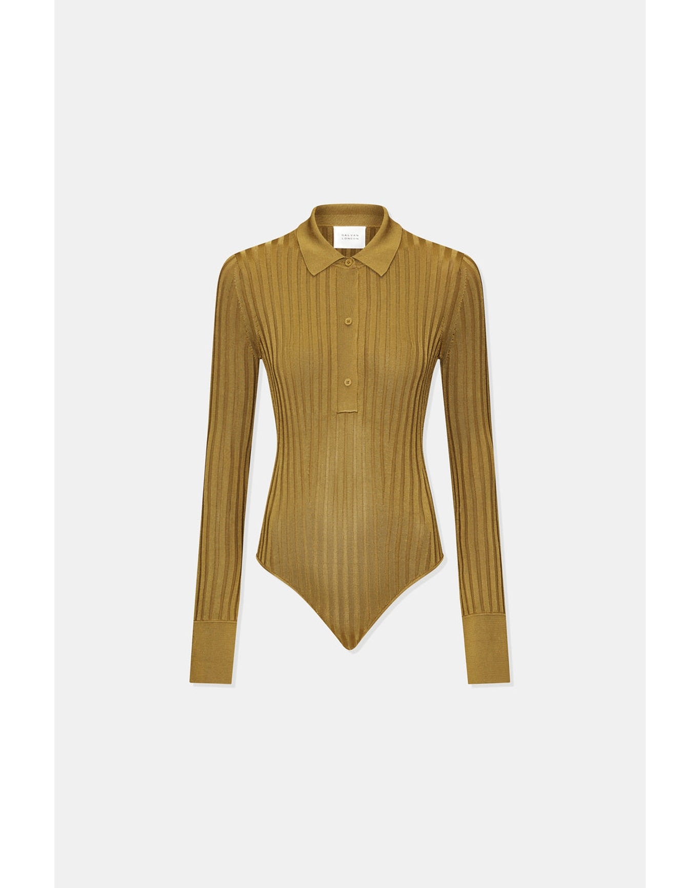 Rhea Long Sleeve Bodysuit | Olive