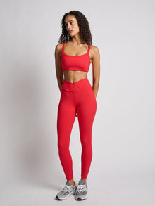 Women | Year of Ours | Ribbed Veronica Legging | Cherry