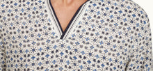 Ridley Fiore Print Relaxed Fit Resort Placket Overhead Shirt | Cashew