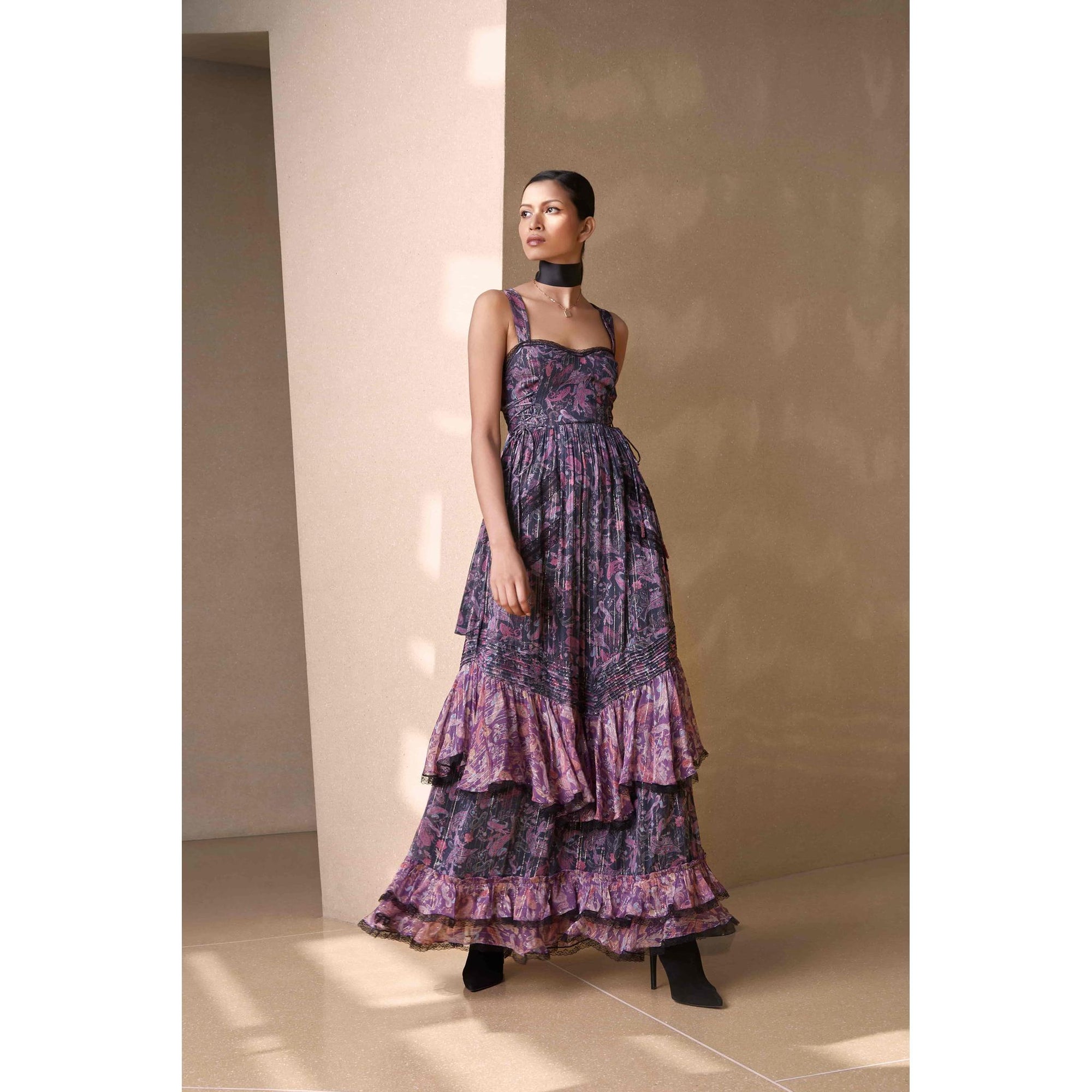 Rococo Sand Long Dress-V7