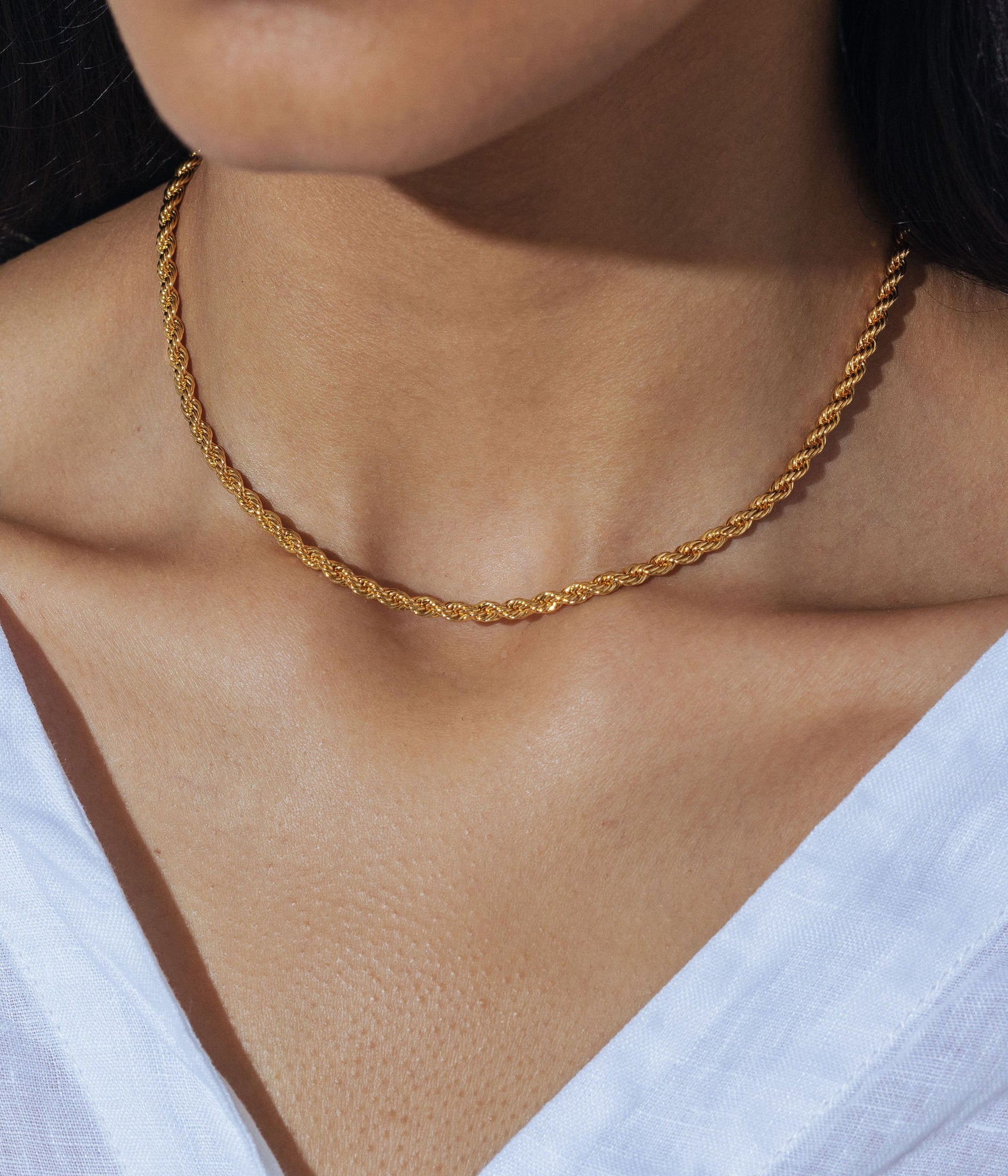 Cara Rope Chain | Gold