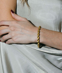 Roxanne Rope Chain Bracelet | Gold