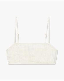 Ruched Bra Top | Off White