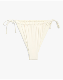 Ruched String Bikini Bottom | Pearl