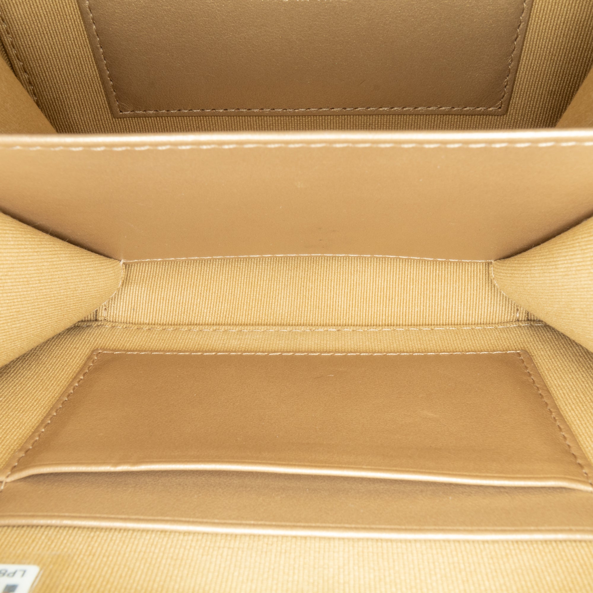 Chanel | Pre-Owned CC Quilted Lambskin Pearl Crush Camera Bag | Orange/Peach