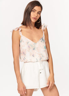 Jillian Linen Short | White