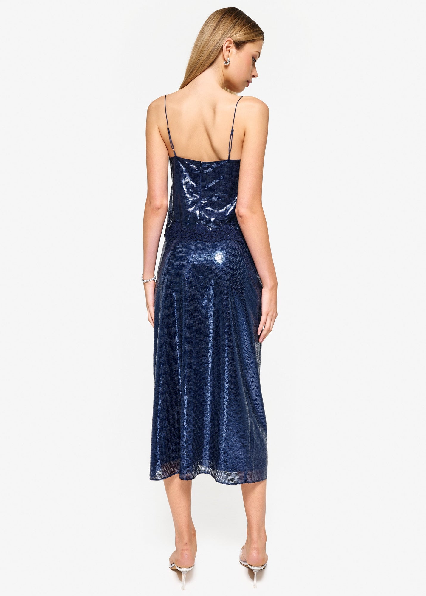Artemis Sequin Skirt | Dark Mirage