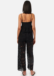 Dara Wide Leg Pant | Black