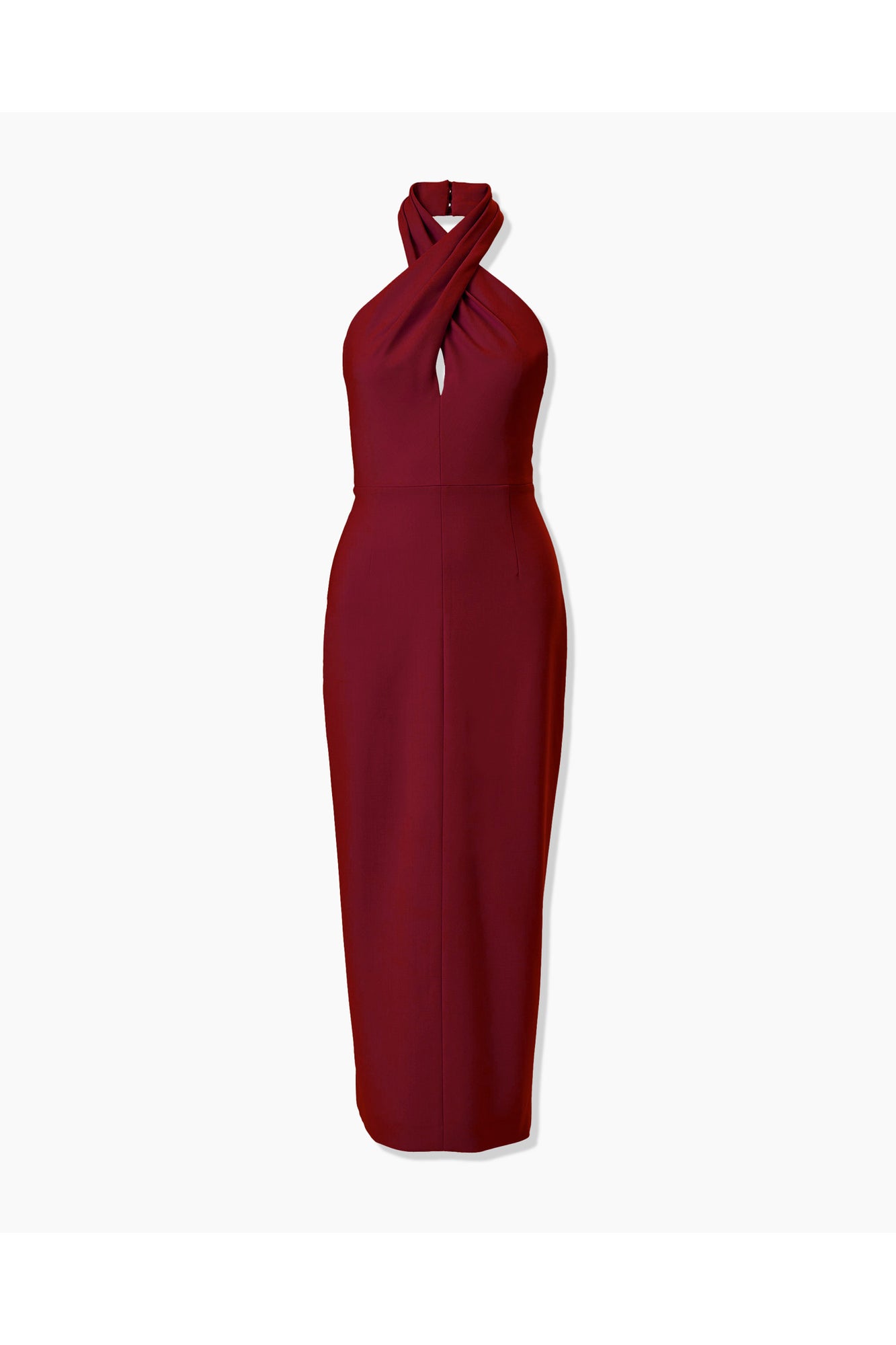 Criss-Cross Halter Neck Midi Dress | Rioja