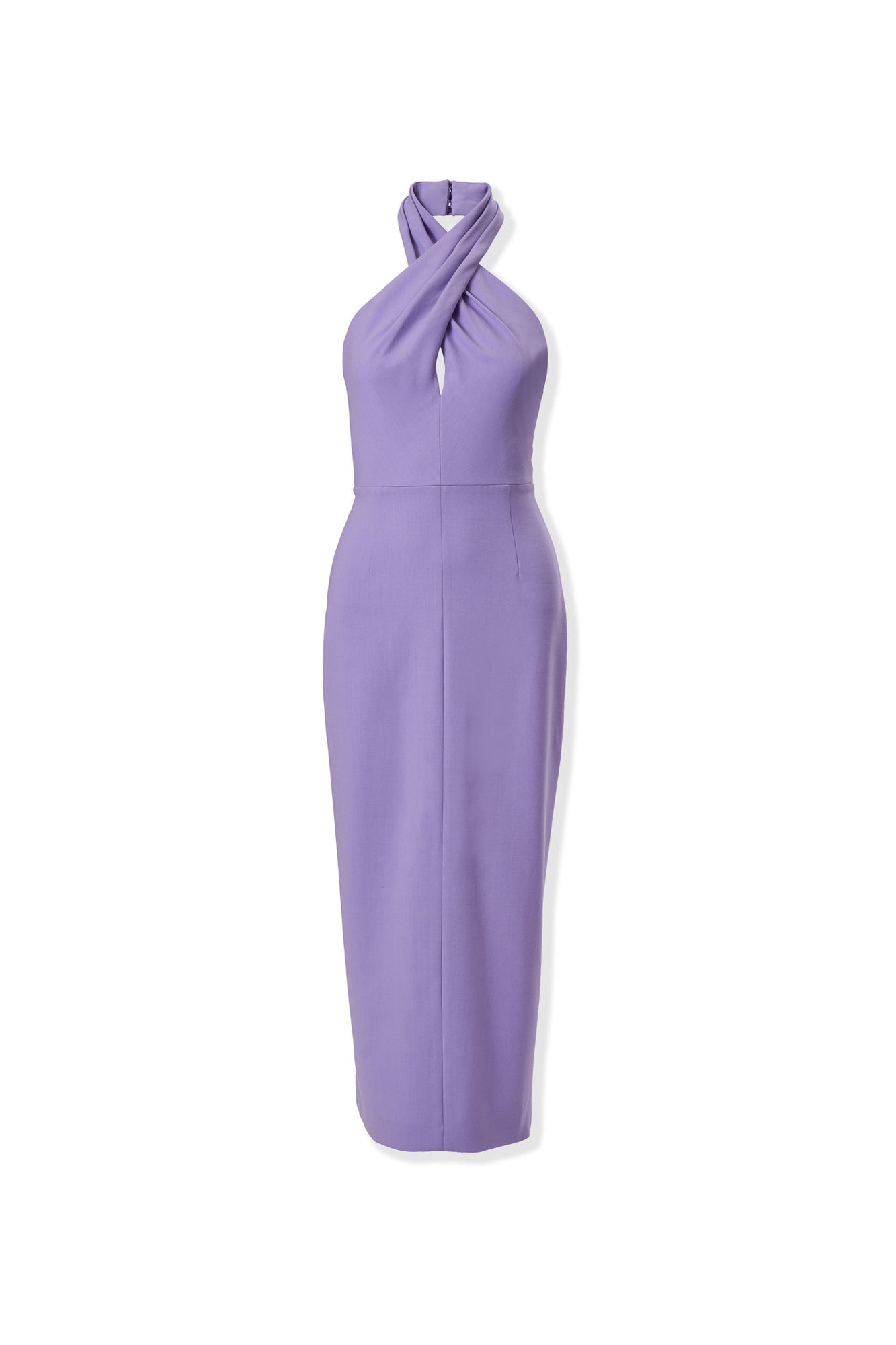 Criss-Cross Halter Neck Midi Dress | Violeta