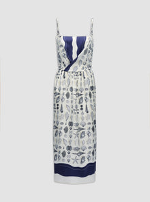 Samantha  Print Dress | Blue Print