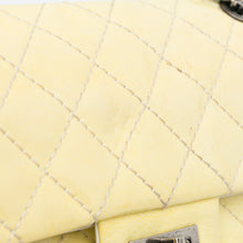 Chanel | Pre-Owned Mini Reissue 2.55 Patent Double Flap | Yellow/Light Yellow