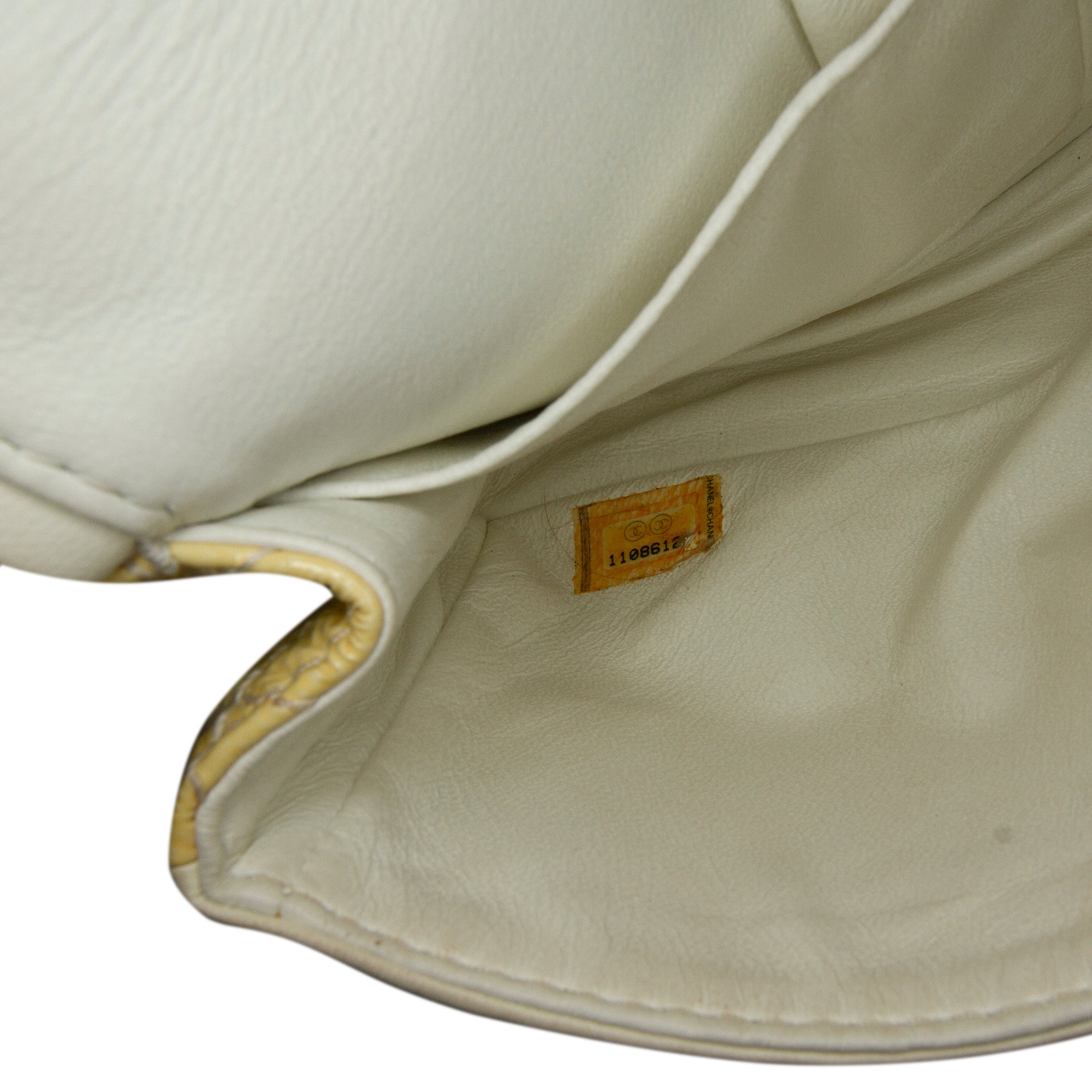 Chanel | Pre-Owned Mini Reissue 2.55 Patent Double Flap | Yellow/Light Yellow