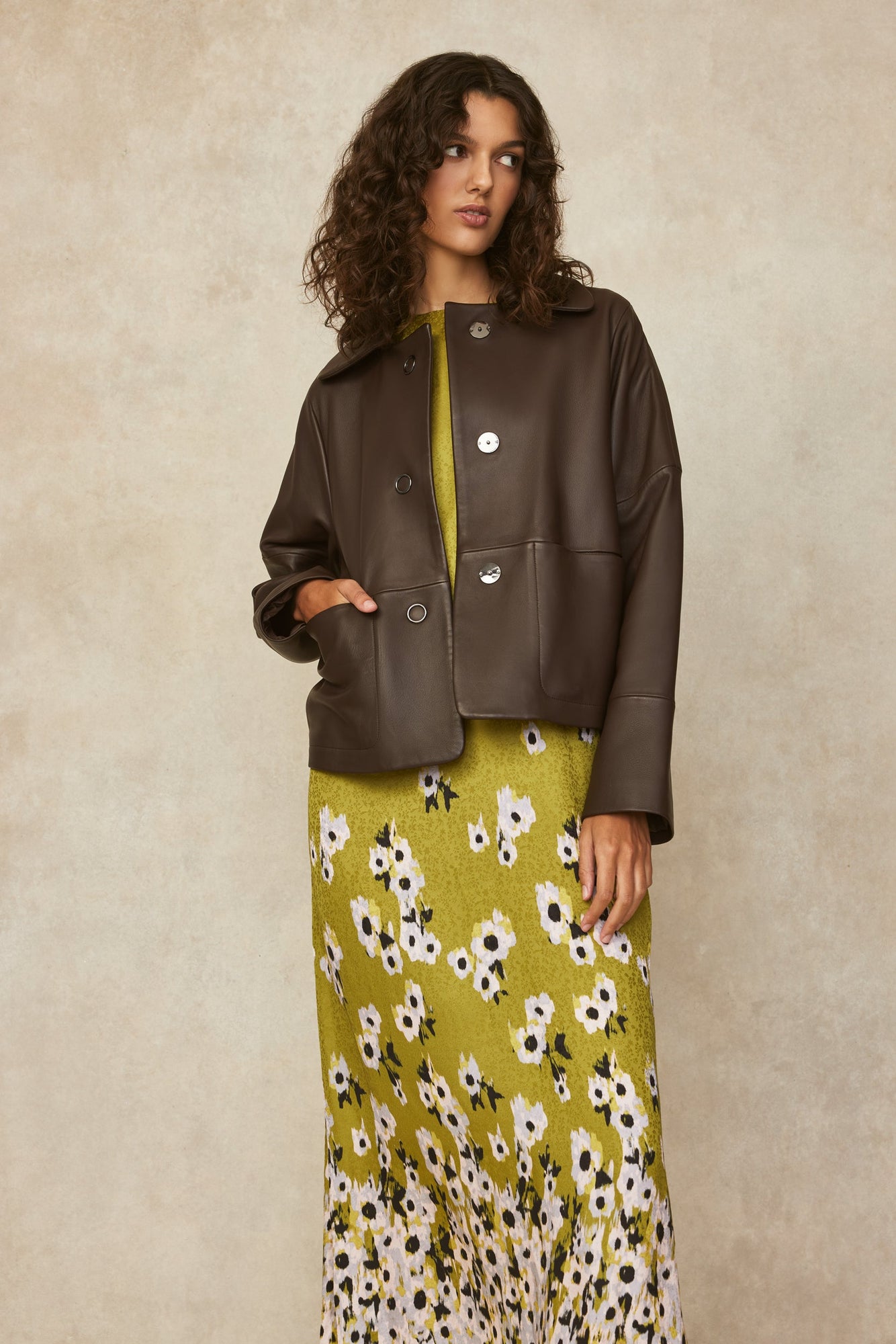 Leather Jacket | Chocolate