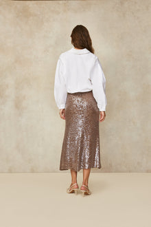 Sequin Skirt | Mink