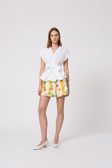 Cherry Printed Cotton Short | Mango Multi