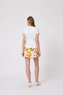 Cherry Printed Cotton Short | Mango Multi