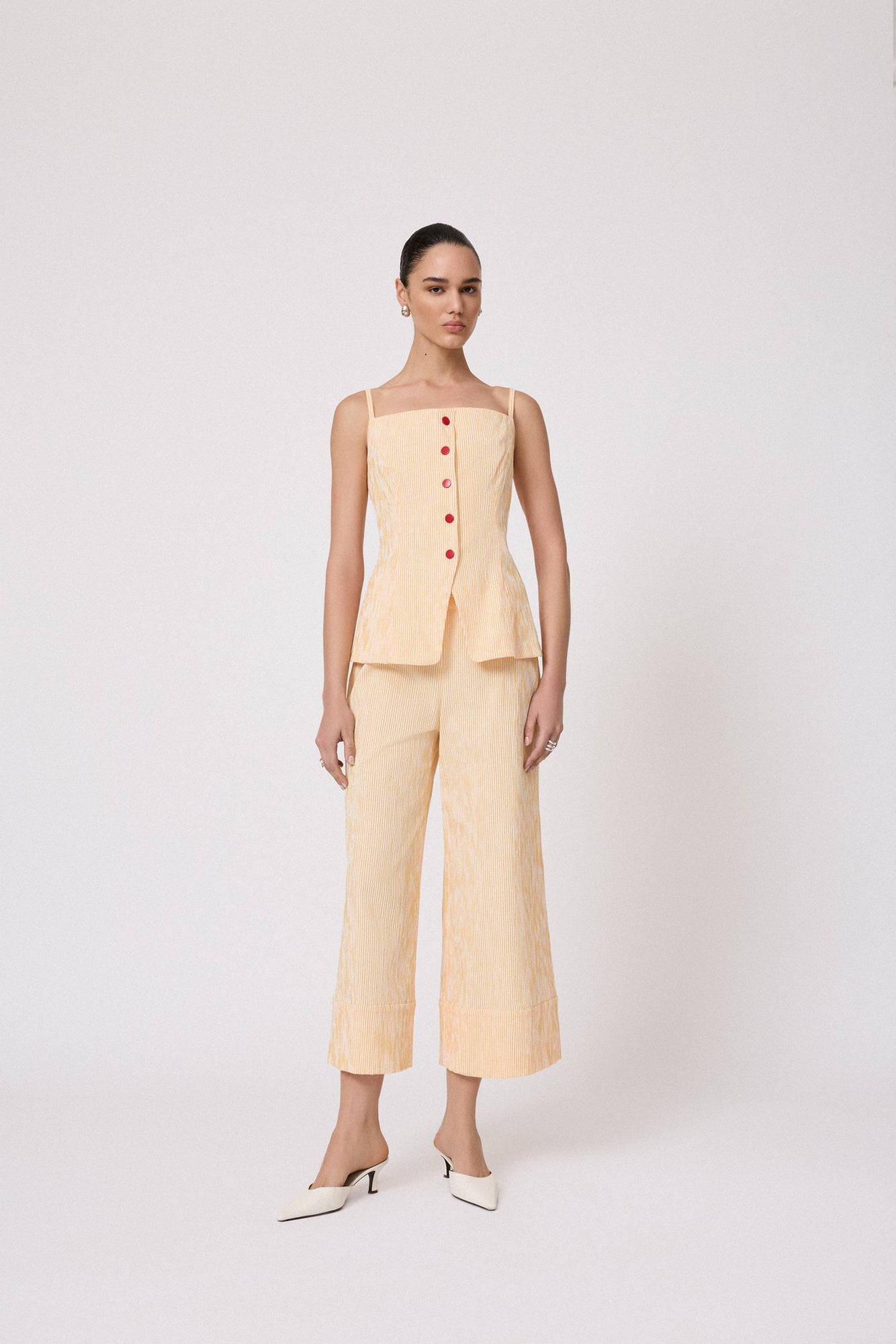 Striped Seersucker Top | Mango