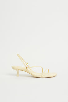 Womens | Cedonia Kitten Heel Sandal | Buttercream
