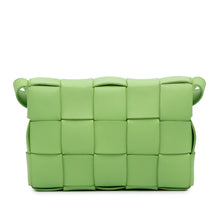 Bottega Veneta | Pre-Owned Nappa Intrecciato Cassette Crossbody | Green/Light Green