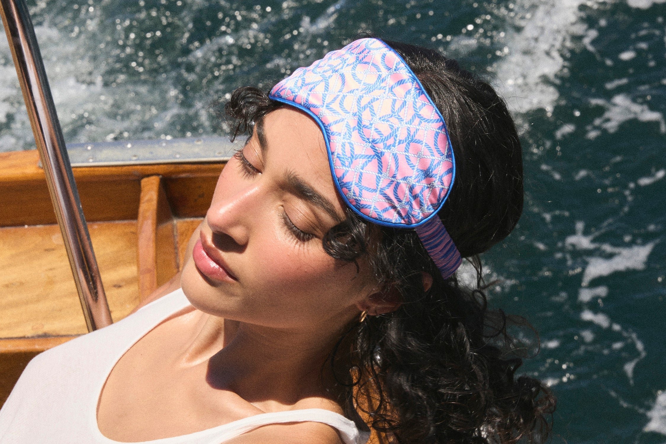 Yacht Club Sleep Mask | Purple