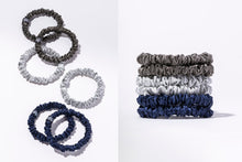 Skinny Scrunchies | Midnight | Set of 6